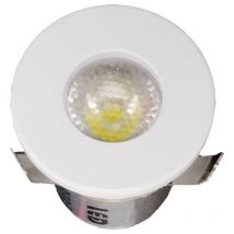 Digilamp - Mini spot led encastrable 1W dc 12V Blanc Chaud 3000k