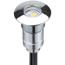 Leclubled - Mini spot led encastrable rond 0,3W DC12V diamètre 24mm étanche IP67 Vert