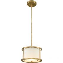 Elstead - Lemuria - Mini suspension à montage double pour plafond rond à 1 ampoule Or, E27