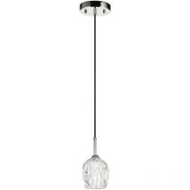 Elstead - Rubin - Mini suspension à 1 ampoule au plafond, nickel poli, G9