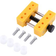 Minkurow - Mini tornillo de banco Hobby, taladro de banco, herramienta artesanal para reloj, herramienta de reparación de abrazadera de joyería