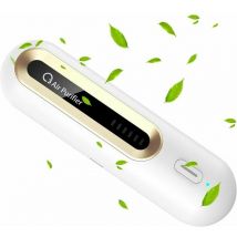 Qersta - Mini usb Fridge Air Freshener, O3 Ozone Generator Air Purifiers Anti Odor Deodorizer, Reusable Smell Destroyer for Fridge, Car, Shoe