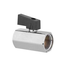 Banyo - Mini vanne boisseau spherique type 400 - 1/2' PL2' fem/fem - levier court