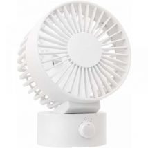 Mini Quiet Desk Fan, Personal Portable usb Fan for Office, Home, Study and Bedroom - White