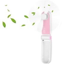 Mini Ventilateur De Poche Pliable, Portatif Ventilateur De Poche Rechargeable Portable Avec Câble Usb Réglable À 2 Vitesses Pour Voyage À La Maison En