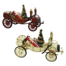 Mini voiture avec sapin de Noël