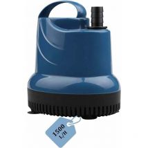 Debuns - Mini-Wasserpumpe, Tauchpumpe, 1500 l/h, 20 w, 230 v, Keller-Vakuumpumpe, 1,6 m Hub, 1,8 m Kabel, für Garten, Aquarium, Teich, Brunnen..