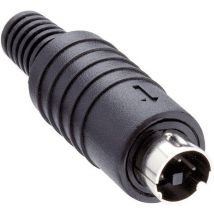 Lumberg - MP-371/S8 DIN-Rundsteckverbinder Stecker, gerade Polzahl: 8 Schwarz 1 St.