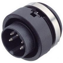 99-0615-00-05 Rundstecker Flanschstecker Gesamtpolzahl: 5 Serie (Rundsteckver ): 678 1 - Binder
