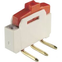 Ptr Hartmann slidehart SX254L SX254L Schiebeschalter 12 v/dc 0.5 a 1 x Ein/Ein 1 St.