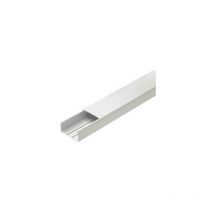 Minicanale Copertura Front. 30X30 Bianco 1Scomp (2 METRI) - ELETTROCANALI ECMC3030B