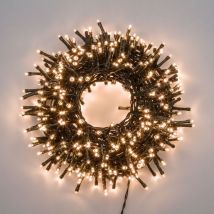 MiniCluster ø6cm ntl 1500 led blanco cálido 4+30,5m luces de Navidad