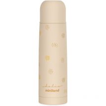 Miniland - Thermy Vanilla 500ml. Termo de acero de para mantener líquidos calientes y fríos durante más de 24h.