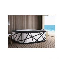 Minipiscina idromassaggio rigida da esterno, 6 sedute 185x185cm Mspa Soho