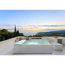 Laghetto - Minipiscina Playa 2 220x320 h70cm con riscaldatore e bolle senza cuscini