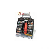 Miniutensile rotativo/Minitrapano 135W tipo Mini Drill con 300 accessori + albero flessibile in valigetta Ribitech PROMKIT300