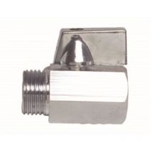 Minivalvola valvola sfera mini 1/2 ' mf raccorderie cromata acqua tubo rubinetto