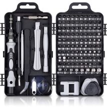 115-in-1 Präzisionsschraubendreher-set – Flexible Verlängerung Für Verdeckte Schrauben – Rutschfeste Griffe – Kompatibel Mit Computern Und Smartphones
