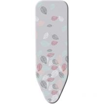 Minky Copriasse da stiro, extra largo, elasticizzato, grande, grigio, 122 x 43 cm