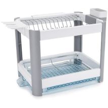 Egouttoir extensible double – Accessoire de rangement pour cuisine – Minky