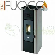 Punto Fuoco - Minni - Estufa de pellets 6.3 Kw blanco