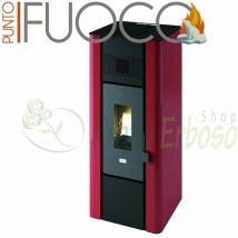 Punto Fuoco - Minni - Estufa de pellets 6.3 Kw rojo