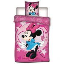 Parure de lit simple- Minnie qui danse - 140 cm x 200 cm