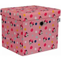 Minnie - Pouf Seduta con Coperchio e Contenitore Disney Home - Rosa