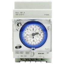 Minuterie analogique avec moteur synchrone et programme journalier, minuterie, 12VAC/DC