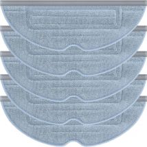 Lot de 5 serpillères pour Roborock S7 ,T7 Plus,lingettes de rechange lavables pour Roborock S7