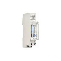 Minuterie mécanique de 24 heures Minuterie minimale de 15 minutes Montage sur rail Batterie intégrée, SUL180a AC220-240V Gris - SUL180a AC220-240V