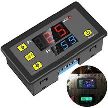 Minuterie Relais Dc 12v 20a Numérique Programmable, Module De Commutation De Retardement De Cycle De Temps