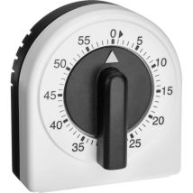 Analoger Küchen-timer Minuteur De Cuisine Blanc-noir Analogique - Tfa Dostmann
