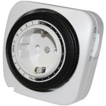 Bemko - Minuteur mécanique 24h Schuko-Mini - 16A - 230V ac - IP20 - Classe i