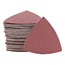 Fox Klett-Schleifblätter, 82 mm, f. Deltaschleifer, Normalkorund (50 Stk.) K100 - Miotools