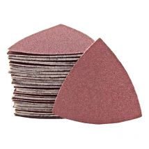 Miotools - Fox Klett-Schleifblätter, 82 mm, f. Deltaschleifer, Normalkorund (50 Stk.) K180