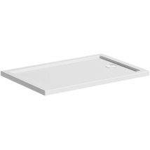 Mira Showers - Mira Flight Safe Shower Tray Low Profile Acrylic Waste 1700x700 - White