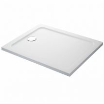 Mira Showers - Mira Flight Shower Tray 1000 x 800mm Rectangular Low Profile Stone Resin Waste