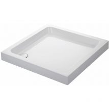Mira Showers - Mira Flight Shower Tray Square Deep Profile Stone Resin Waste 800 x 800mm