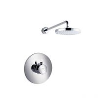 Mira - Showers Moto Mixer Shower Built In Shower Recessed + Fixed Head Chrome bir