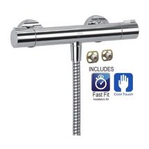Mira Thermostatic Bar Mixer Shower Valve Only Cool Touch 150mm Centre + Fast Fit