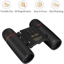 Mire telescopique Jumelles compactes, jumelles de poche à vision nocturne 30 x 60 pour adultes, enfants, télescope pliable étanche puissant pour