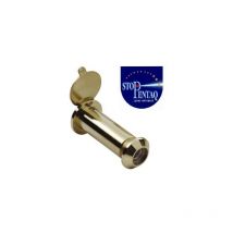 Spioncino ottico Securistop angolo 160° Torbel Gamma da 33 a 63 mm - Ottone nichelato - J161233N