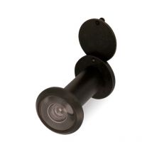 Mengual - Mirilla Con Tapa Negro 35-60 - Mirillas Gama económica para las puertas de entrada