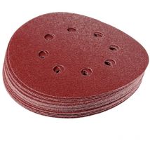 Abrasive Disc Red 125mm Grip 8 hole pack 20 P40 - Mirka