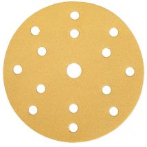 Exzenterschleifpapier 150mm gold 15-fach gelocht - ve 100 St. k 500 - Mirka