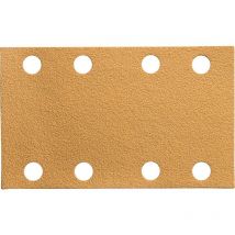 Mirka - Gold-Schleifmittel-Streifen 81 x 133 mm 8-Loch K120