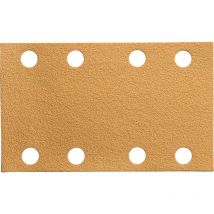 Mirka - Gold-Schleifmittel-Streifen 81 x 133 mm 8-Loch K80