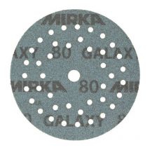 Mirka - Disco abrasivo galaxy Grip Multifit 125 mm K.80 f.HO/metallo/lacca/co. (Per 50)