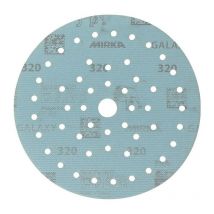 Mirka - Disco abrasivo adesivo galaxy Grip Multifit 150mm K.320 f.HO/metallo/lacca/co. (Per 50)